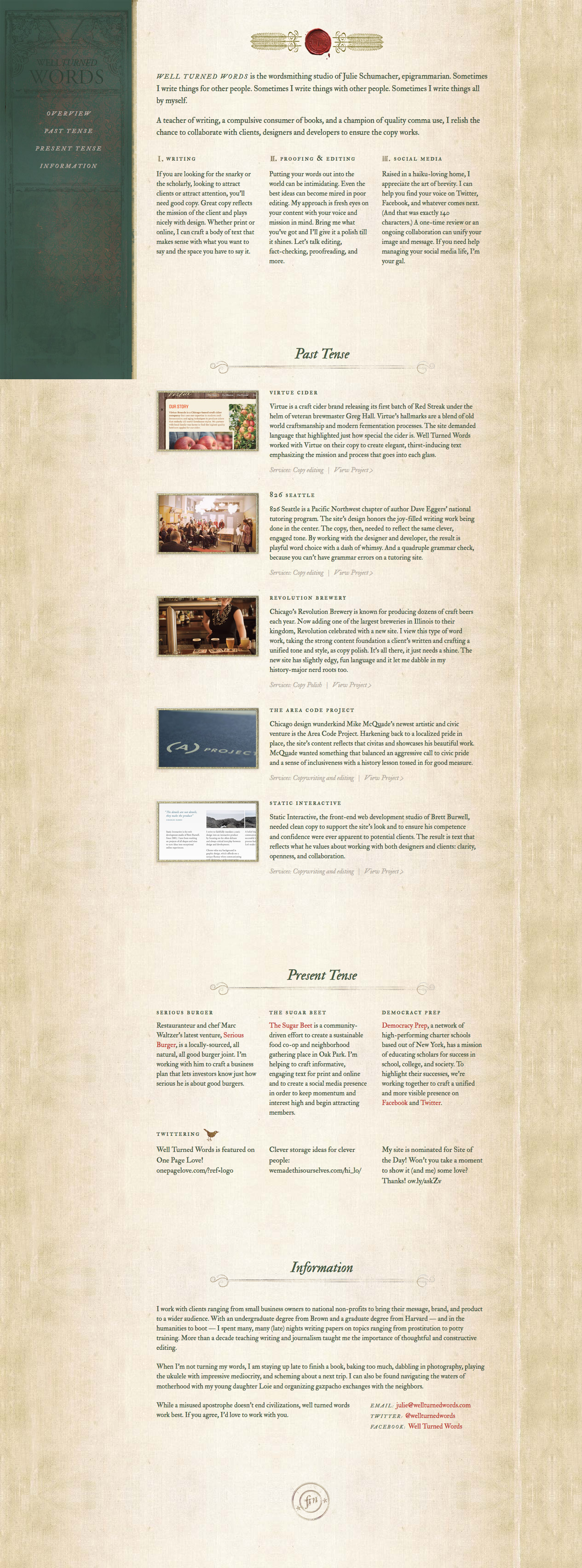 Well Turned Words
